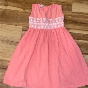 Girls coral dress